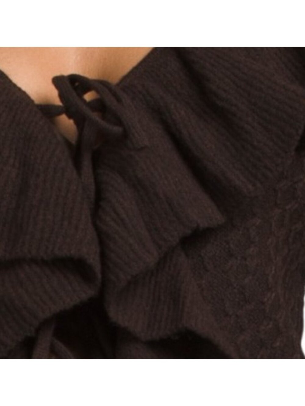 CUPCAKES & CASHMERE Ruffle Sweater - Picture 3 of 3